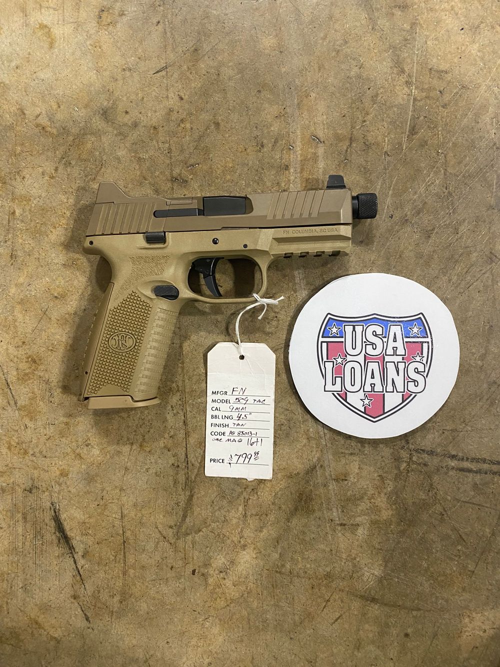 USED - FN 509 TAC 9mm