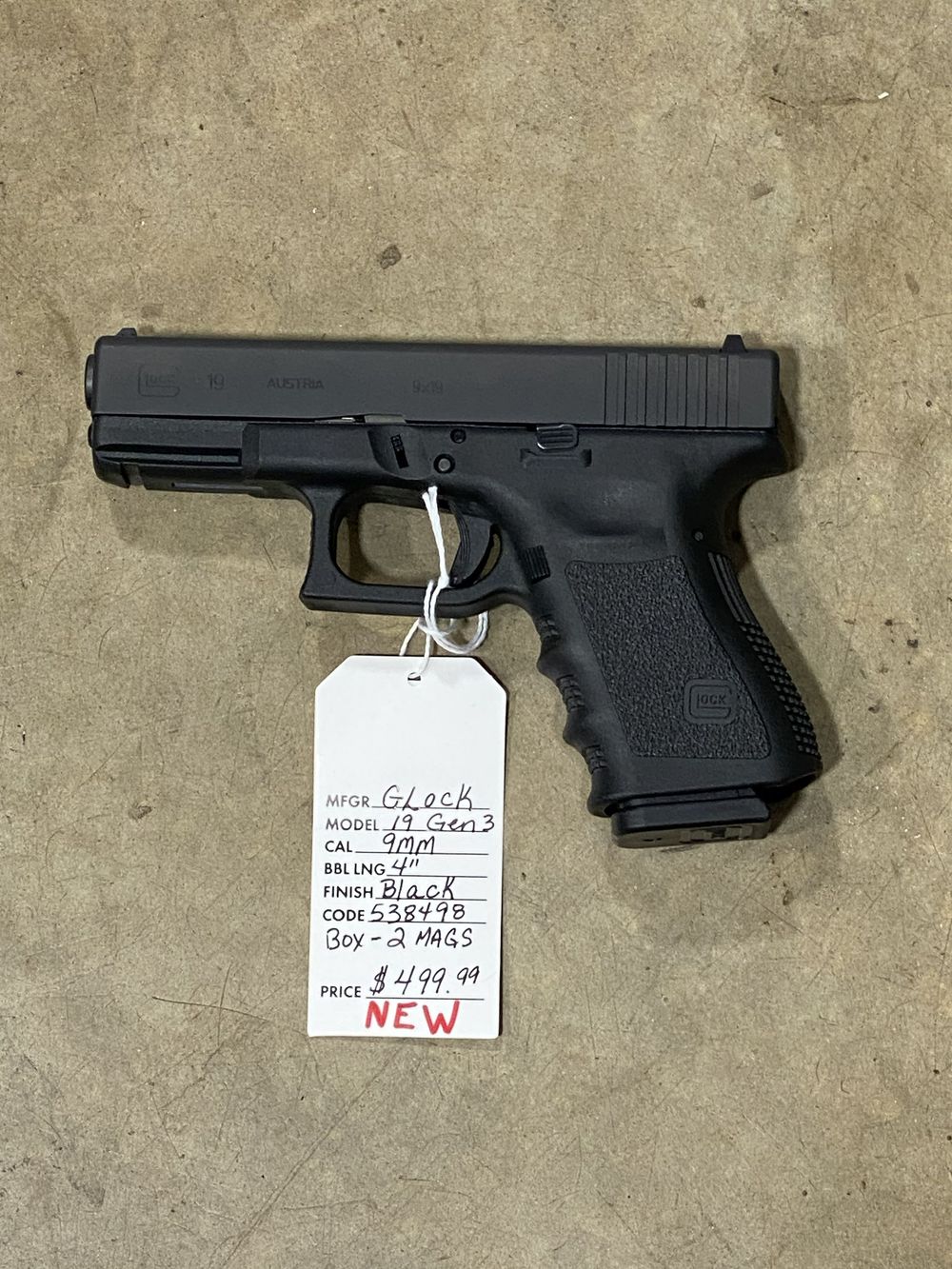Glock 19 Gen 3 9mm