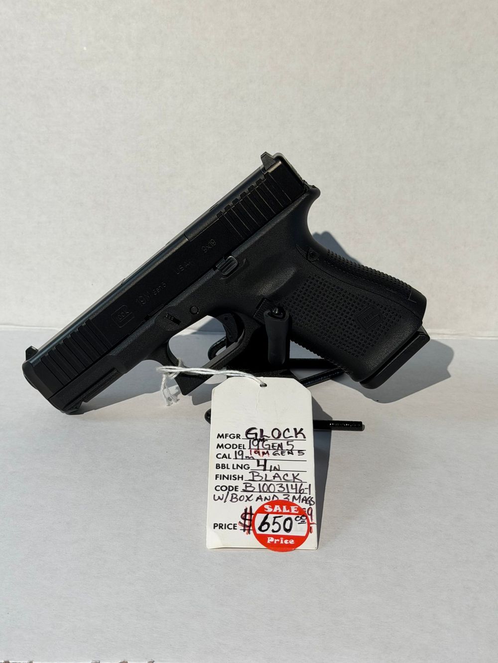 USED - Glock 19 Gen 5 - 9x19mm