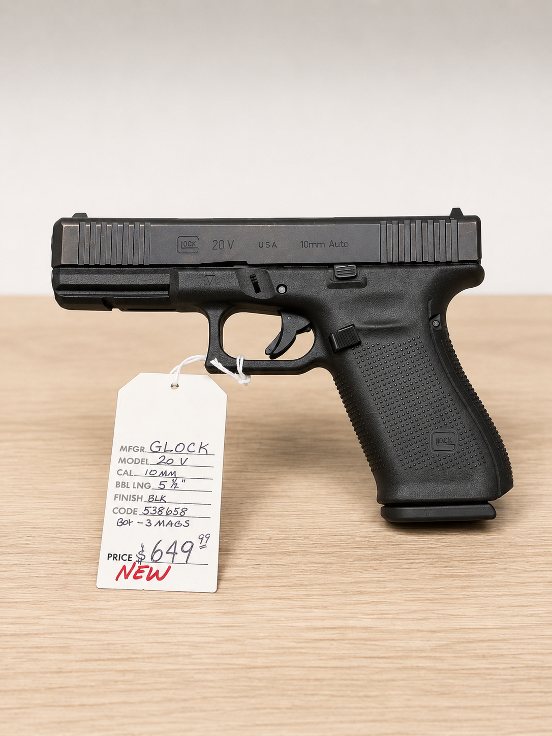 NEW - Glock 20V - 10MM
