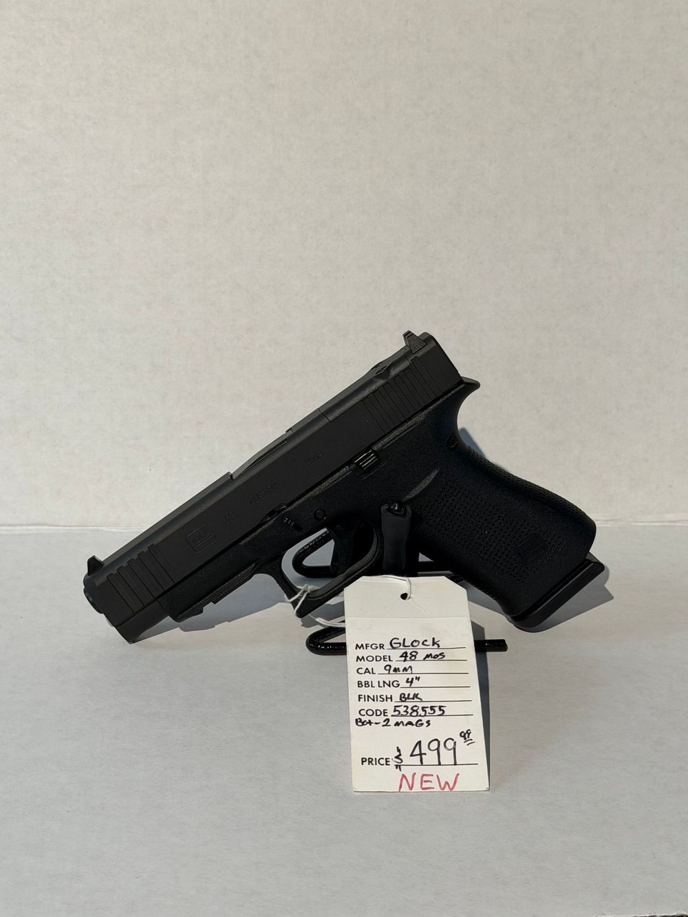 NEW- Glock 48 MOS - 9MM