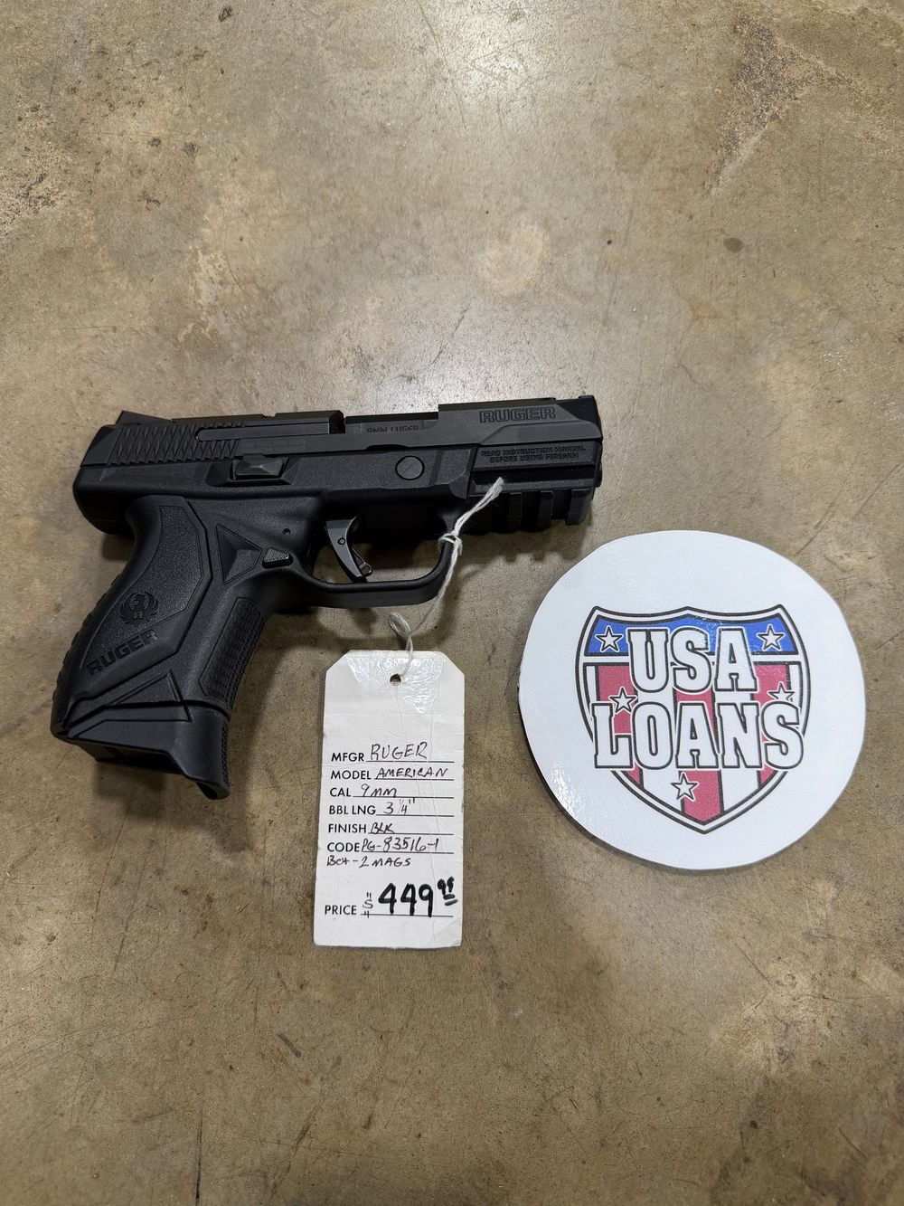 USED - Ruger American 9mm