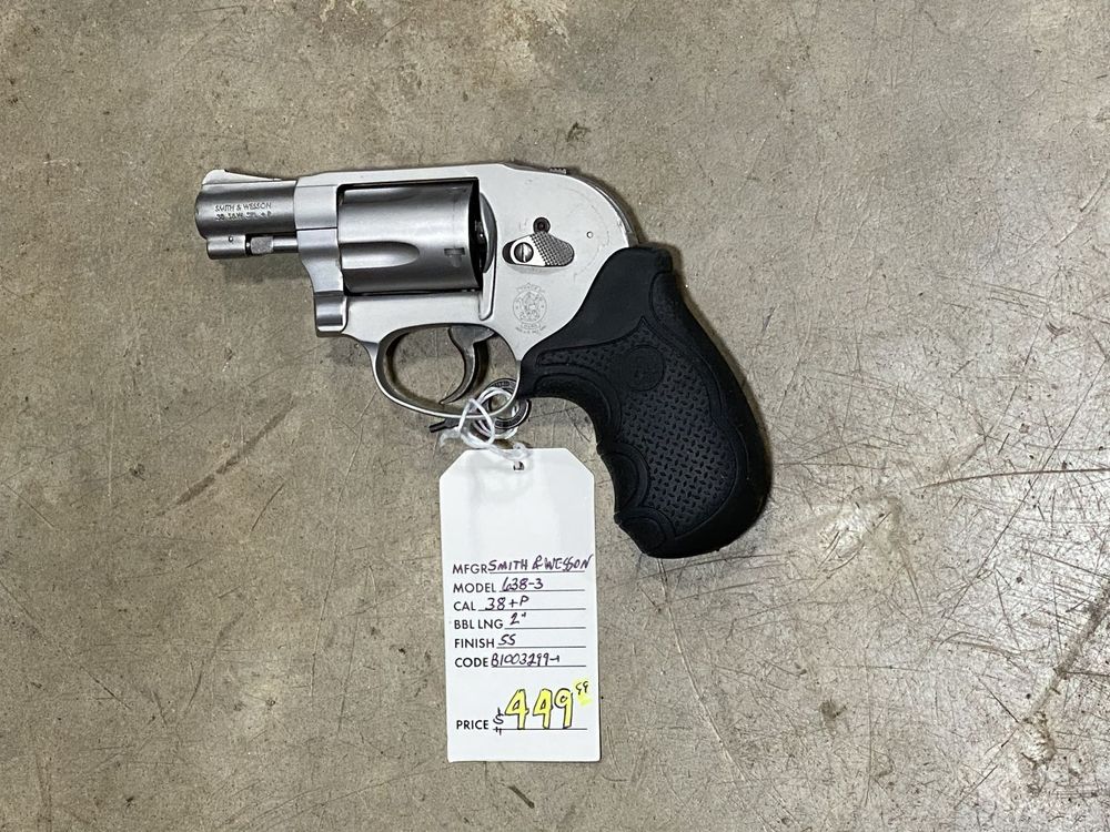 USED - Smith & Wesson 638-3 38+P