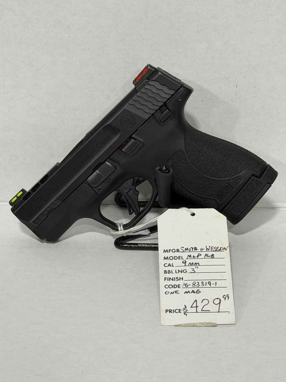 Used Smith & Wesson M&P Plus 9MM Performance Center