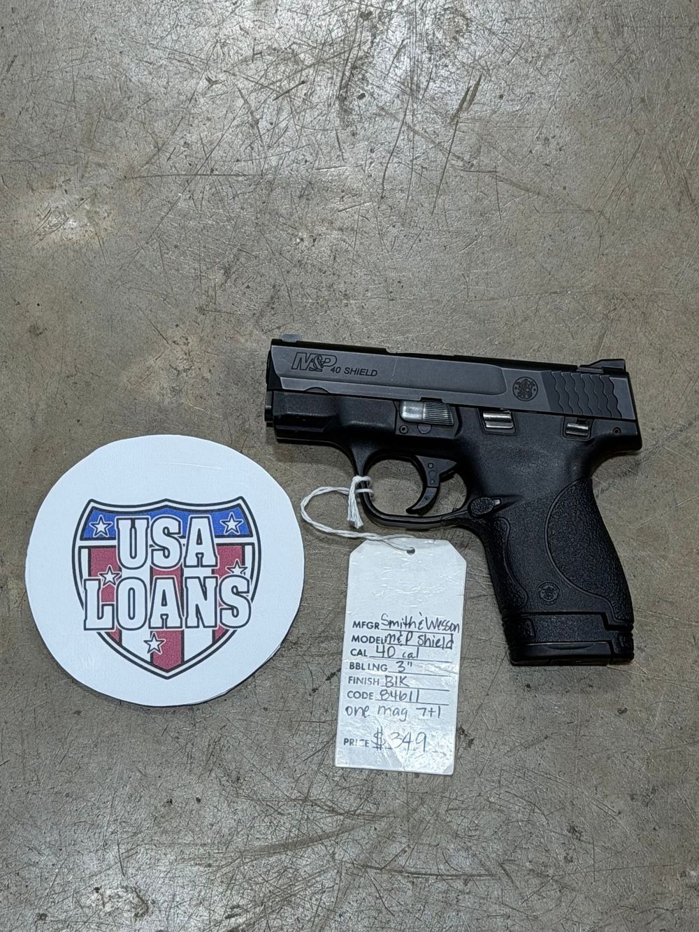 USED - Smith & Wesson M&P Shield 40 cal.
