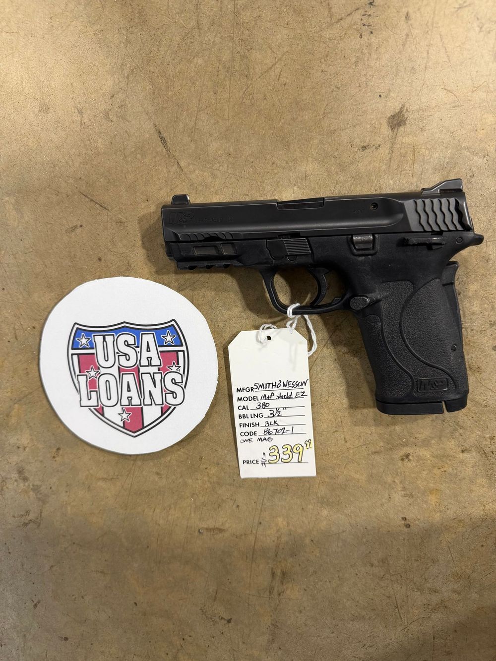 USED-Smith & Wesson M&P Shield EZ .380
