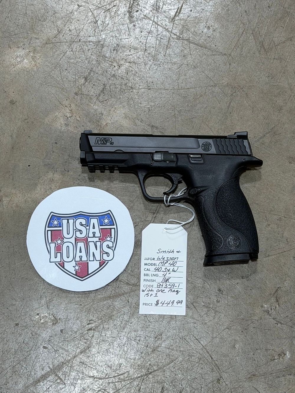 USED - Smith & Wesson MP40 40 S&W