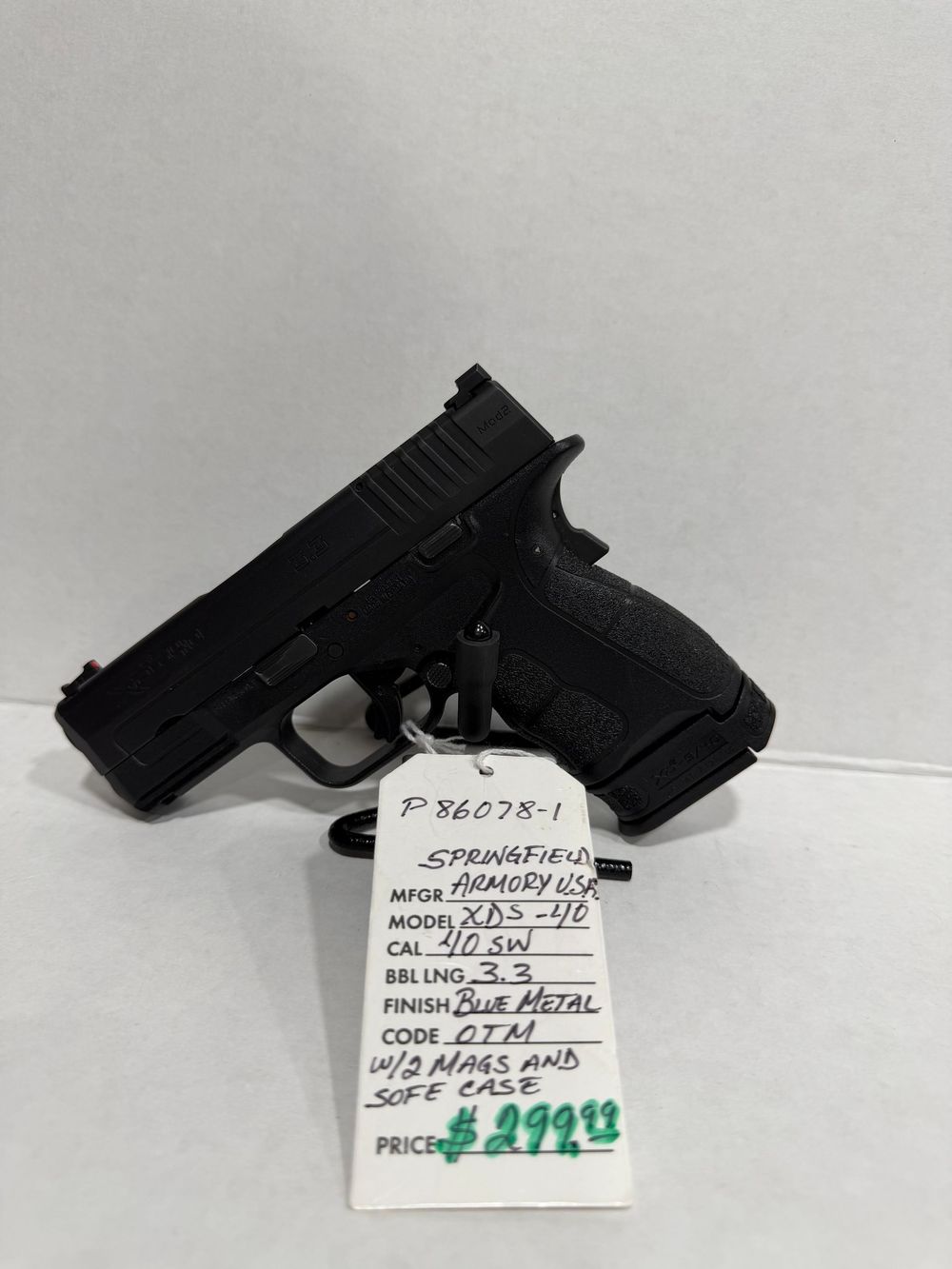 USED Springfield XDS-40 40S&W