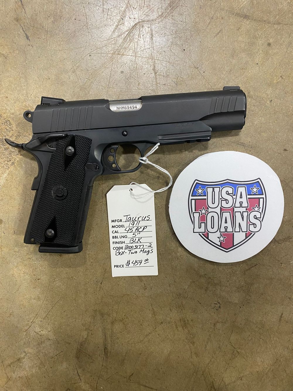 USED -Taurus 1911 45 ACP