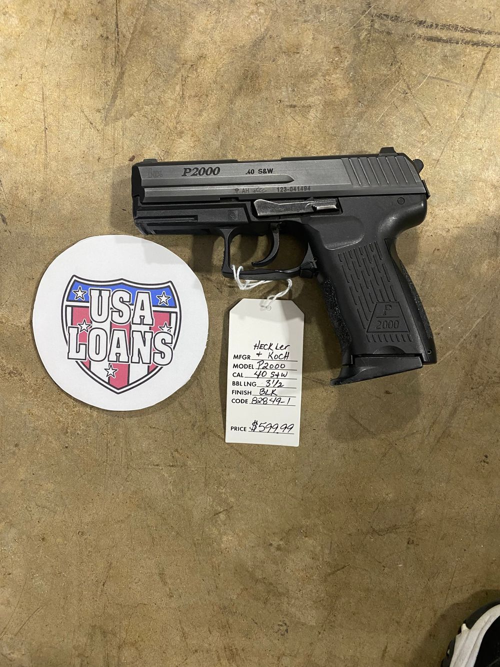 USED - Heckler & Koch P2000 40 S&W