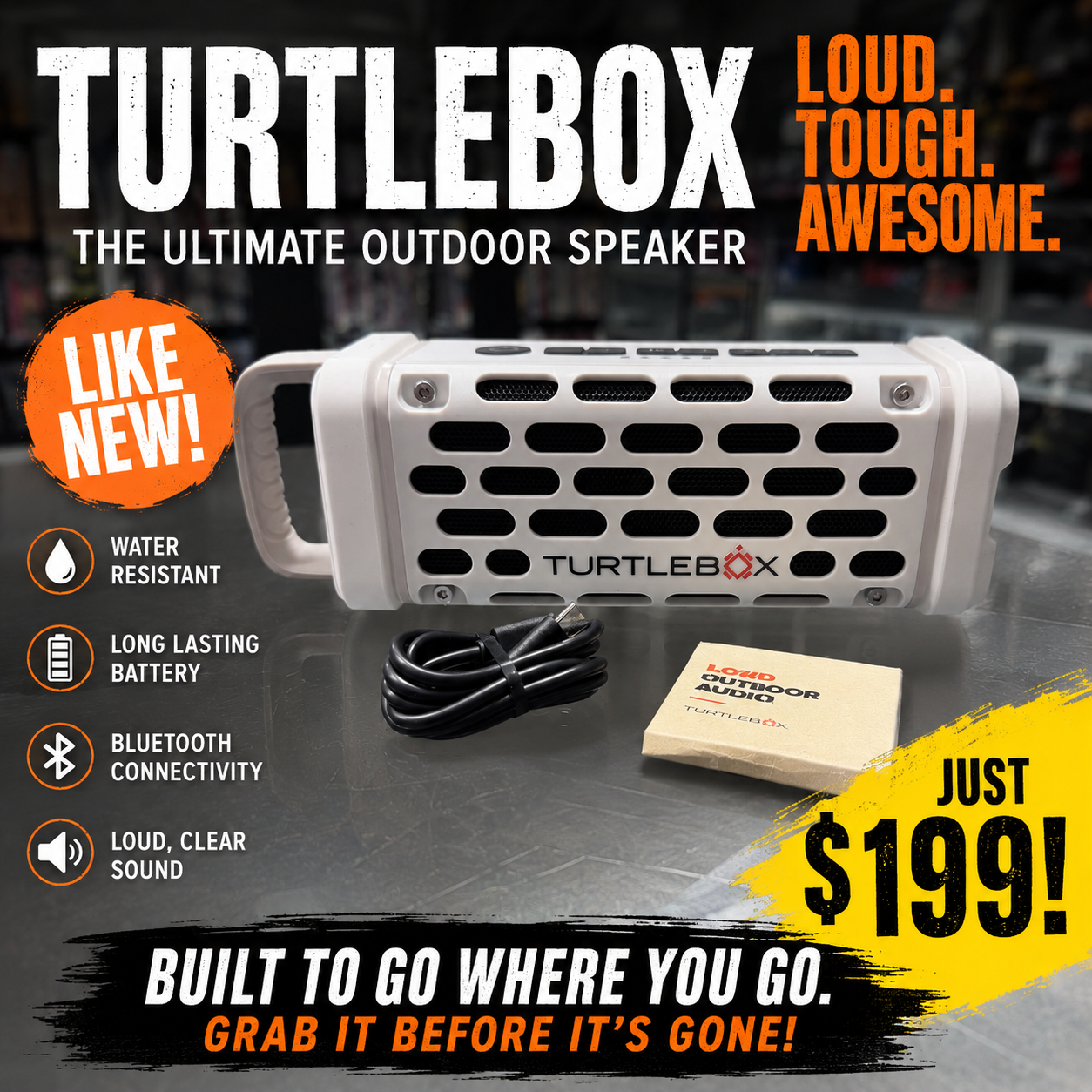 Turtlebox Bluetooth Outdoor Speaker